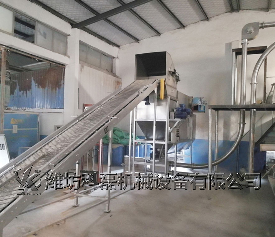 自動(dong)拆包、管鏈輸送(sòng)站使用實拍 第(dì)1張