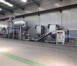 襄阳(yáng)用裕橡胶制(zhì)造有限公司(si)拆包輸送包(bāo)裝碼垛生産(chǎn)線客戶現場(chǎng)實拍